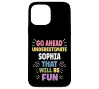 Sophia Personalized Women's Gift Custom Sophia Carcasa para iPhone 13 Pro MAX