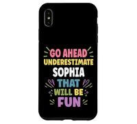 Sophia Personalized Women's Gift Custom Sophia Carcasa para iPhone XS MAX