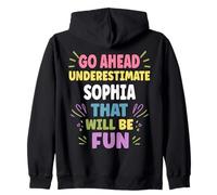 Sophia Personalized Women's Gift Custom Sophia Sudadera con Capucha