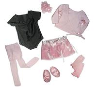 Sophia's by Teamson Kids Complete Ballet Leotard y suéter para muñecas de 18 ", Rosa Claro