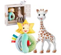 SOPHIE LA GIRAFE 000002 - Mi primer set y sonajero Sense & Soft, Multicolor