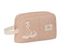 SOPHIE LA GIRAFE COOKIE - Porta Desayunos Térmico, Termo, Portatodo, Calidad y Máxima Resistencia, Porta Comida, Recreo, 21.5x6.5x12 cm, Color Beige