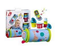 Sophie la Girafe - Les Essentiels de L'Eveil - Jouet Educatif - Kit Complet - Développe Les sens de Bébé - L'Ouïe, le toucher, l'Odorat, la Vue et le Gout, Multicolore