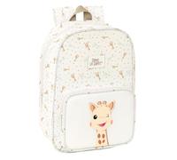 Safta Mochila infantil SOPHIE LA GIRAFE HONEY 20x8x28 cm Beige claro, con asas y fácil limpieza