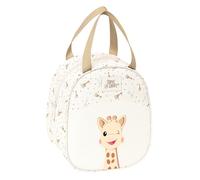 Sophie LA Girafe Honey - Neceser Termo Preescolar, Neceser Infantil, Adaptable a Carro, Ideal para Niños de 5 a 14 Años, Cómodo y Versátil, Calidad y Resistencia, 19x14x22 cm, Color Beige Claro