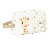 SOPHIE LA GIRAFE HONEY - Porta Desayunos Térmico, Termo, Portatodo, Calidad y Máxima Resistencia, Porta Comida, Recreo, 21.5x6.5x12 cm, Color Beige claro
