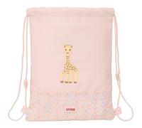 SOPHIE LA GIRAFE JOY - Mochila Saco Plano Junior, Fácil Limpieza, Mochila, Ideal para Niños de Diferentes Edades, Cómoda y Versátil, Calidad y Resistencia, 26x1x34 cm
