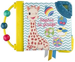 Sophie la Girafe - Libro Sensorial Educativo Bebé - A partir de 3 Meses - Ábaco 3 Cuentas, 2 Zonas Mordibles, Chillido, Papel Crujiente | Colores Vivos | Regalo Juguete Bebé | Niña Niño
