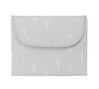 SOPHIE LA GIRAFE MUM - Cambiador de Bebé, con Material Reciclado, Repelente al Agua, Práctico y Cómodo, Resistente y Versátil, 40x50 cm, Color Gris piedra