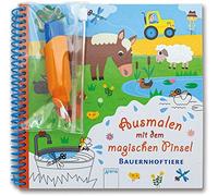 Sophie Ledesma Ausmalen mit dem magischen Pinsel. Bauernhoftiere: (Tapa blanda)