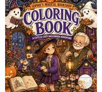 Sophie’s Magical Bookshop Coloring Book: A Cute and Cozy Halloween Adventure with Friendly Ghosts, Book Mice, Pumpkins, and Magical Stories for Kids and Tweens