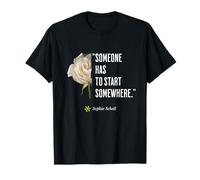 Sophie Scholl Cita Blanco-Rosa Oposición Cumpleaños 9 Mayo Camiseta
