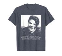 Sophie Scholl - Libre Pensador de la Paz y la Libertad Camiseta, Hombre, Azul Jaspeado, 5XL