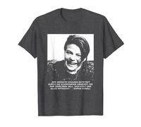 Sophie Scholl - Libre Pensador de la Paz y la Libertad Camiseta, Hombre, Jaspeado Oscuro, S