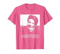 Sophie Scholl - Libre Pensador de la Paz y la Libertad Camiseta, Hombre, Rosa Jaspeado, XXL