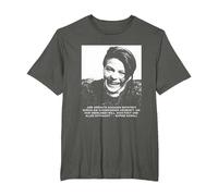 Sophie Scholl - Libre Pensador de la Paz y la Libertad Camiseta, Hombre Tallas Grandes, Asfalto, 3X Alto