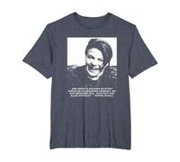 Sophie Scholl - Libre Pensador de la Paz y la Libertad Camiseta, Hombre Tallas Grandes, Azul Jaspeado, 2X Alto
