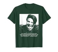 Sophie Scholl - Libre Pensador de la Paz y la Libertad Camiseta, Hombre, Verde Bosque, 3XL