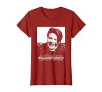 Sophie Scholl - Libre Pensador de la Paz y la Libertad Camiseta, Mujer, Arándano, L