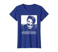 Sophie Scholl - Libre Pensador de la Paz y la Libertad Camiseta, Mujer, Azul Real, XS