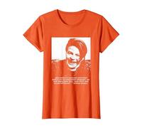 Sophie Scholl - Libre Pensador de la Paz y la Libertad Camiseta, Mujer, Naranja, S