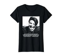 Sophie Scholl - Libre Pensador de la Paz y la Libertad Camiseta, Mujer, Negro, XXL