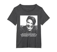 Sophie Scholl - Libre Pensador de la Paz y la Libertad Camiseta, Mujer Tallas Grandes, Jaspeado Oscuro, 2XL Grande