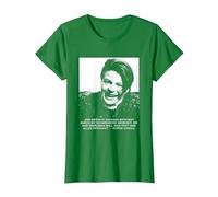 Sophie Scholl - Libre Pensador de la Paz y la Libertad Camiseta, Mujer, Verde Kelly, S