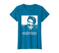 Sophie Scholl - Libre Pensador de la Paz y la Libertad Camiseta, Mujer, Zafiro, 3XL