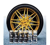 Sophisticauto Lote de 6 Full Dip Oro Cromado Metalizado Brillante