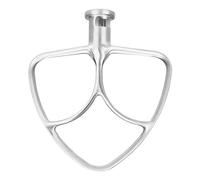 SopimusZ Batidor plano de acero inoxidable de 4.5 a 5 cuartos para batidora de pie Kitchen Aid, accesorios de repuesto para K45SS, KSM75, KSM90, KSM110, KSM125, KSM150