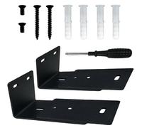 SopimusZ Kit de soporte de pared ajustable, 1 par de soportes de pared de acero para TV Speaker & Soundtouch 300 negro, para Bose Sound Bar Smart Ultra, 300, 500, 550, 600, 700, 900, Ultra, soporte de