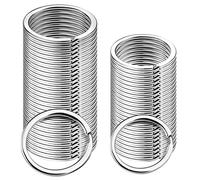 Sopito 100 Piezas argollas para llaveros, Schlüsselringe 25 mm y 28 mm Llaveros para Organización de Llaves de Coche de Hogar la Oficina Art y Artesanía Key Ring