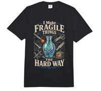 Soplado De Vidrio I Make Fragile Things The Hard Way Comfort Colors Adult Heavyweight T-Shirt