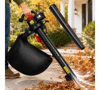 Soplador Aspiradora y Trituradora de Hojas Eléctrica para Jardín, Patio 2-Battery