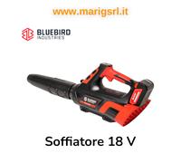 Soplador Blue bird BL 22 300 con batería 18V 5Ah motor sin escobillas 300w