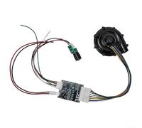 Soplador centrífugo DC sin escobillas 12V 24V WS7040 con controlador externo para velocidad ajustable (WS7040-24V y Drive)