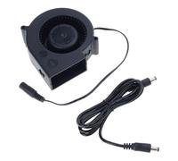 Soplador centrífugo de alta velocidad de 12 V 7000 RPM con doble rodamiento de bolas, adecuado para parrillas al aire libre, impresora, fundición de metal, doble rodamiento de bolas, turbo, soplador