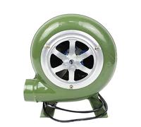 Soplador Chimenea Barbacoa, Ventilador Eléctrico Ajustable 12 V, Dispositivo Doble Alimentación AC DC, Mini Soplador Forja Artesanal, Herramienta Encendido Carbono, Motor Silencioso Compacto