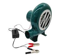 Soplador de 12 V 120 W de velocidad variable para acampar al aire libre, barbacoa, ventilador de aire de alta eficiencia, adecuado para hacer barbacoas, soplador de hierro con protección contra