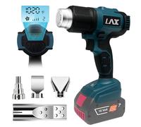 Soplador de aire caliente para el sistema de batería Bosch Professional 18V, pistola de aire caliente de soldadura de calentamiento rápido de 1022 ℉ con pantalla LCD digital para conectores de alambre