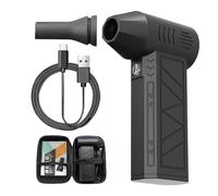 Soplador de Aire Comprimido - Soplador Eléctrico Pequeño con Velocidad Ajustable | Secador Manual Ajustable para Limpieza de PC Electrónica Coche y Casa