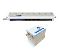 Soplador de aire con cuchilla, Eliminador estático de barra de aire ionizante, generador de 7KV, aleación de aluminio, 200-700mm, paquete de 2(600mm)