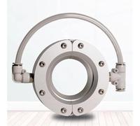 Soplador de aire con cuchilla, Soplador de cuchilla de aire de anillo, secado de cables de tubería, aluminio, 2 entradas, dividido, compresor, varios tamaños(102mm)