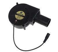 Soplador de aire de 97 mm x 33 mm, ventilador de 24 V 9733 con conducto de aire para picnics al aire libre, parrillas, estufa de leña, arrancador de fuego a estufa de barbacoa, chimeneas, ventilador