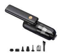 Soplador de aire de mano de alta potencia 2 luces LED limpieza eléctrica de coche succión fuerte carga alfombras de vapor sofá cama succión potente