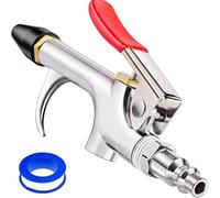 Soplador de aire de metal de 175 PSI con cuerpo de aleación cromada y configuración de múltiples boquillas para compresores (1 unidad)
