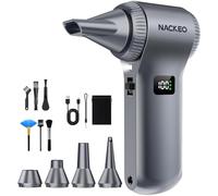 Soplador de Aire Eléctrico con 230.000 RPM,100 Velocidades Ajustables, Soplador de Polvo Equipado con Pantalla y Luz Auxiliar, Adecuado para Varios Productos Electrónicos, Hogar, Coche y Exteriores