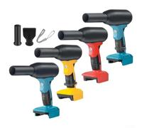 Soplador de aire inalámbrico de 18 V, presión de viento de 400 G, motor sin escobillas de alta potencia de 500 W, ajustes ajustables de 3 velocidades, boquilla plegable, para limpieza de coche