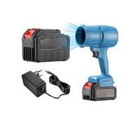 Soplador de aire inalámbrico, soplador de polvo recargable para coche, ventilador de limpieza del hogar para jardín patio camping interior exterior interior interior interior del coche
